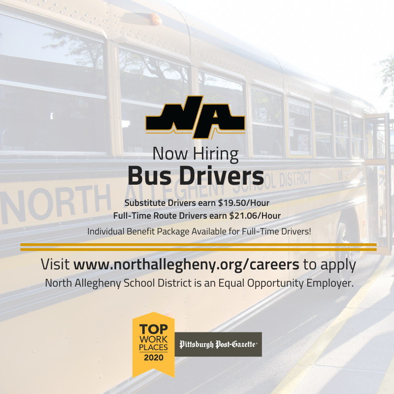 Now Hiring Bus Drivers 